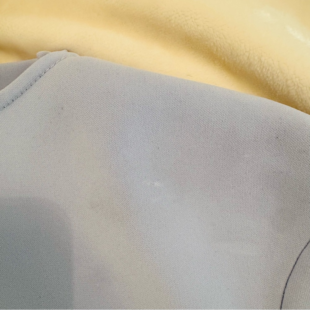 Emporio Armani Soft Blue Cowl Neck Blouse - Picture 6 of 14
